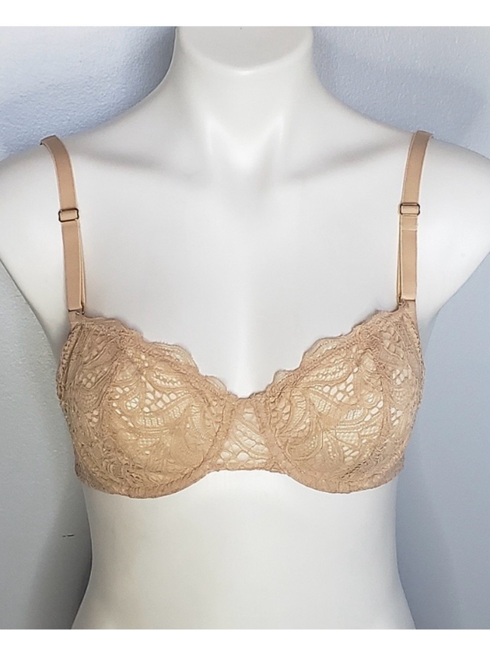 LIVELY Cream Lace Convertible Bra 36DD